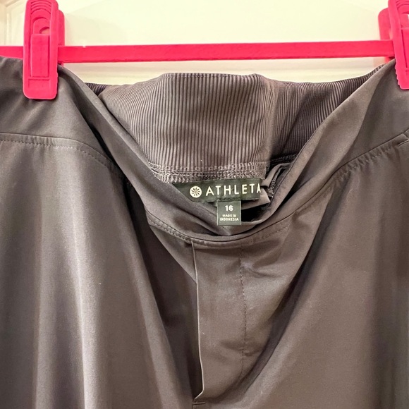 Athleta Ribbed Ankle (Brooklyn) Pant, Size 16, Charcoal - Picture 5 of 15